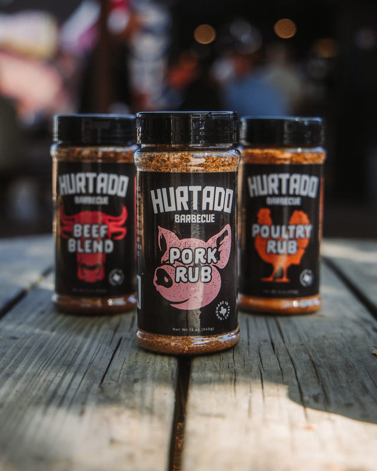 Hurtado Pork Rub, 12 ounce shaker