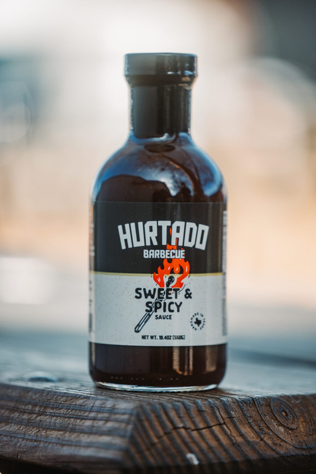 Hurtado BBQ Sauce up close